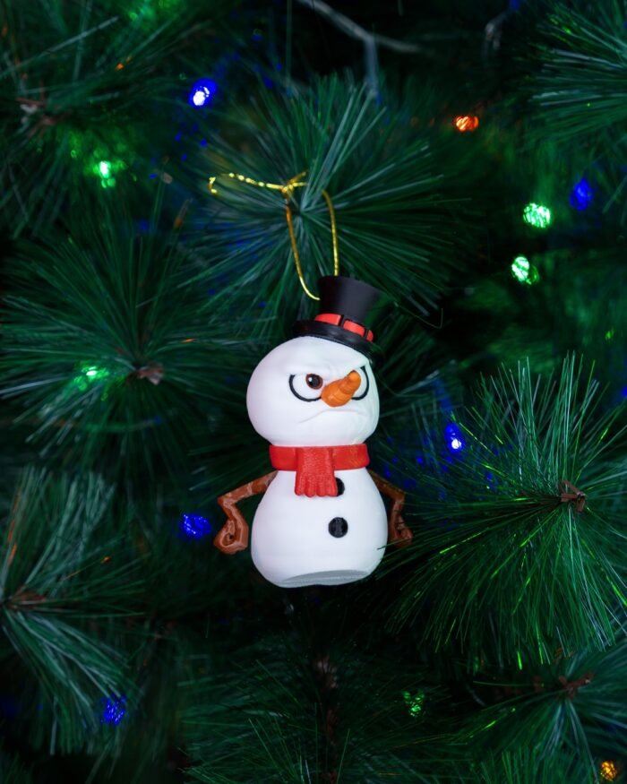 Enfeite de Natal Boneco de Neve 6