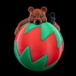 Enfeite de Natal Urso Dormindo 1