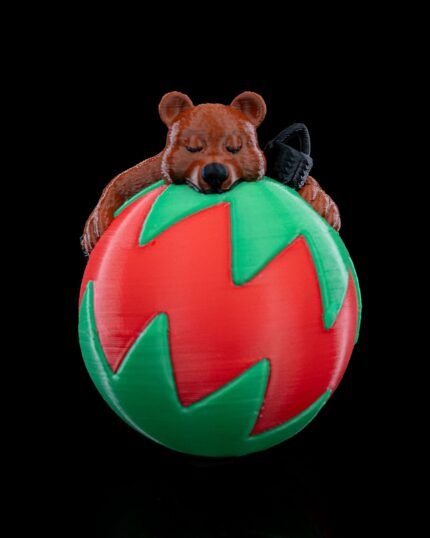 Enfeite de Natal Urso Dormindo 1