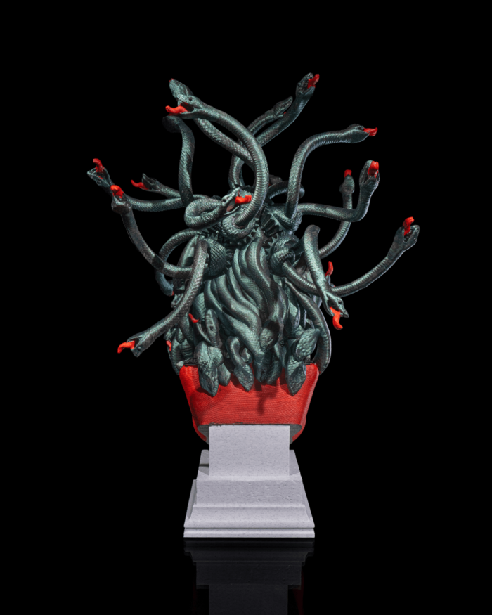Escultura Medusa decorativa 4
