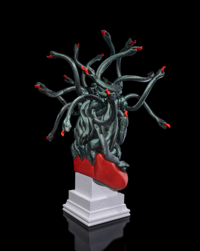 Escultura Medusa decorativa 5