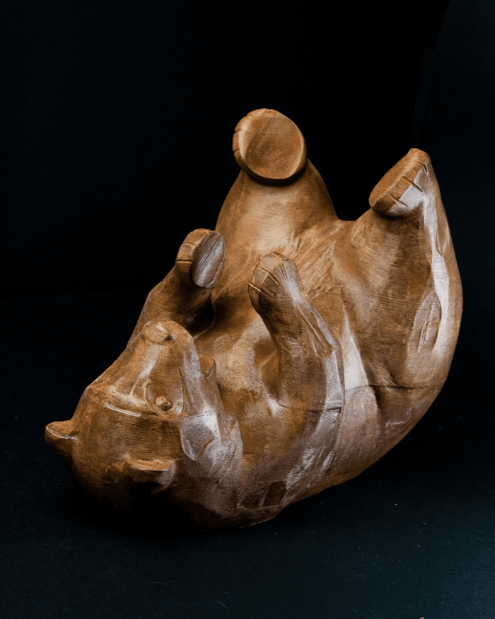 Suporte de vinho em formato de urso 3