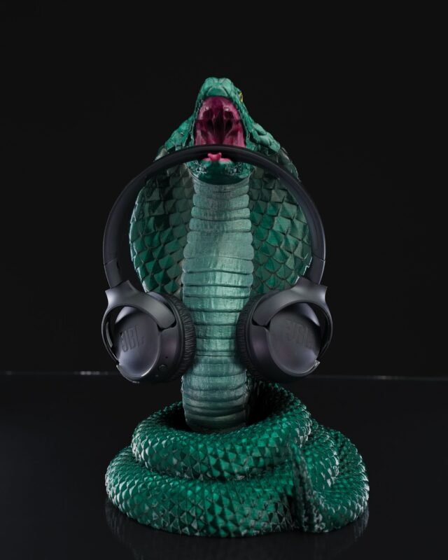 Suporte para Fone de Ouvido em Formato de Cobra 1