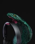 Suporte para Fone de Ouvido em Formato de Cobra 3