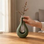 Elysiun – Vaso Decorativo Minimalista com Tubo de Vidro - Imagem 2